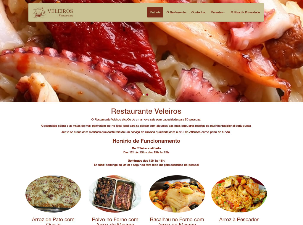 Restaurante Veleiros - Restaurao - Perafita title=